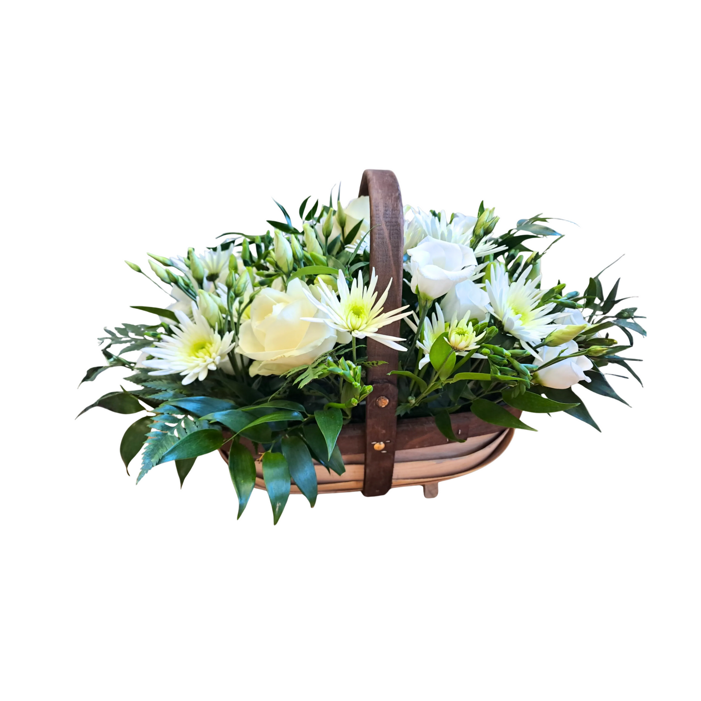 White Sympathy Trug Basket
