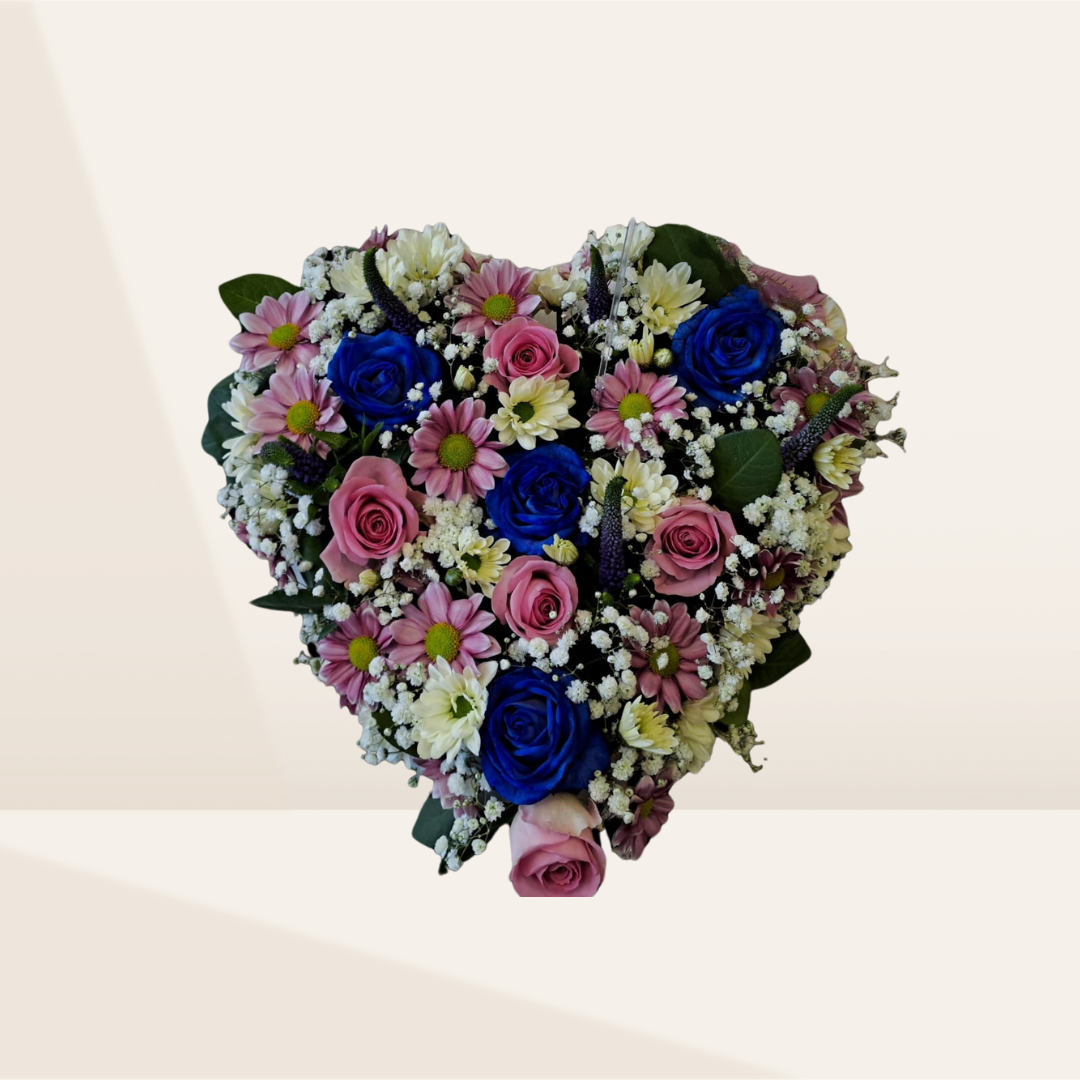 Multi Coloured Heart Tribute