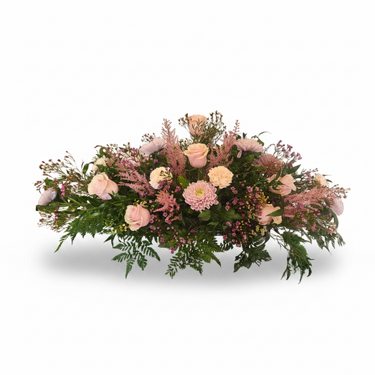 Pink Harmony Casket Spray