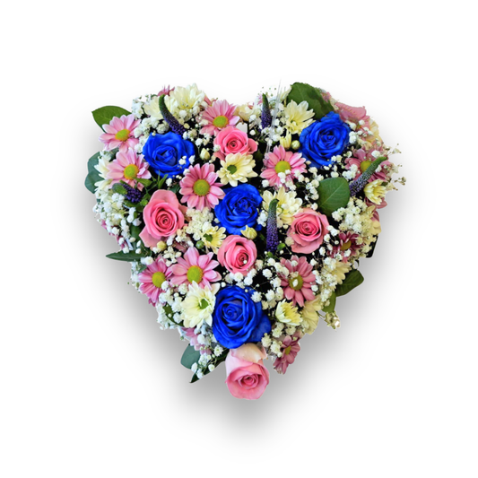 Multi Coloured Heart Tribute